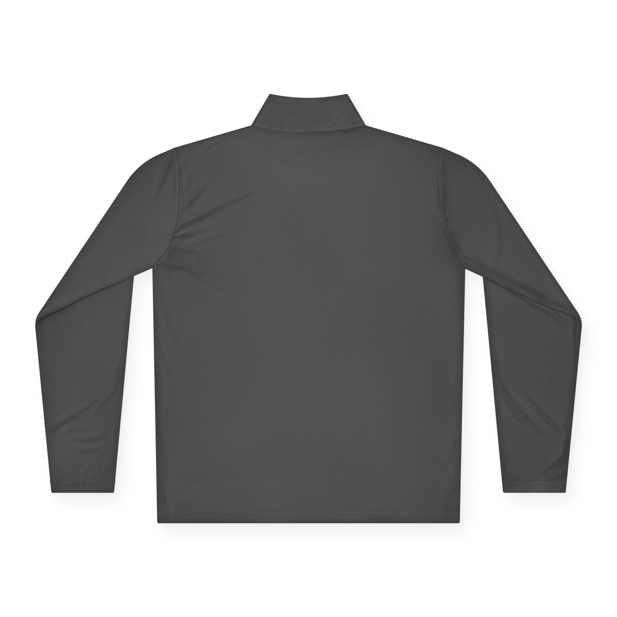 Quarter-Zip Pullover with Minimalist Heartbeat & Dot Design